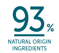 93% origine naturelle